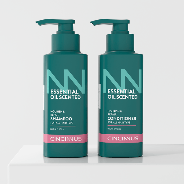 Nourish & Repair Shampoo + Conditioner Combo | Strengthens & Repairs Hair | Daily Use Gentle Shampoo for All Hair Types - CINCINNUS