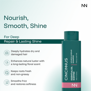 Nourish & Repair Shampoo | Strengthens & Repairs Hair | Daily Use Gentle Shampoo for All Hair Types. - CINCINNUS