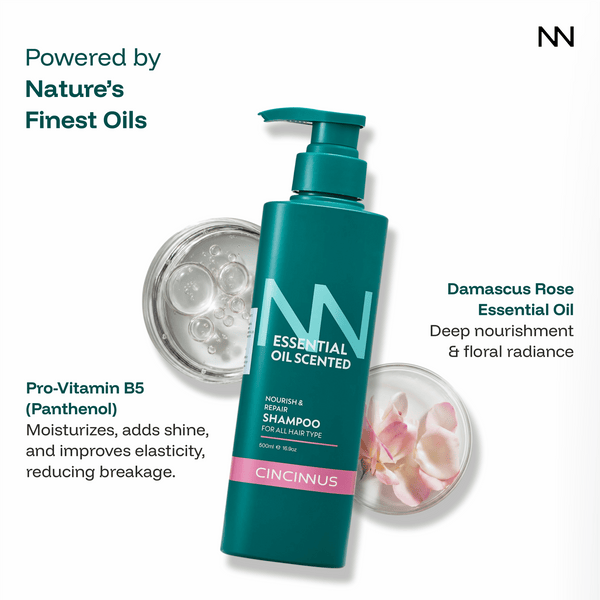 Nourish & Repair Shampoo | Strengthens & Repairs Hair | Daily Use Gentle Shampoo for All Hair Types. - CINCINNUS