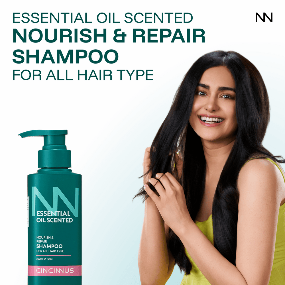Nourish & Repair Shampoo | Strengthens & Repairs Hair | Daily Use Gentle Shampoo for All Hair Types. - CINCINNUS