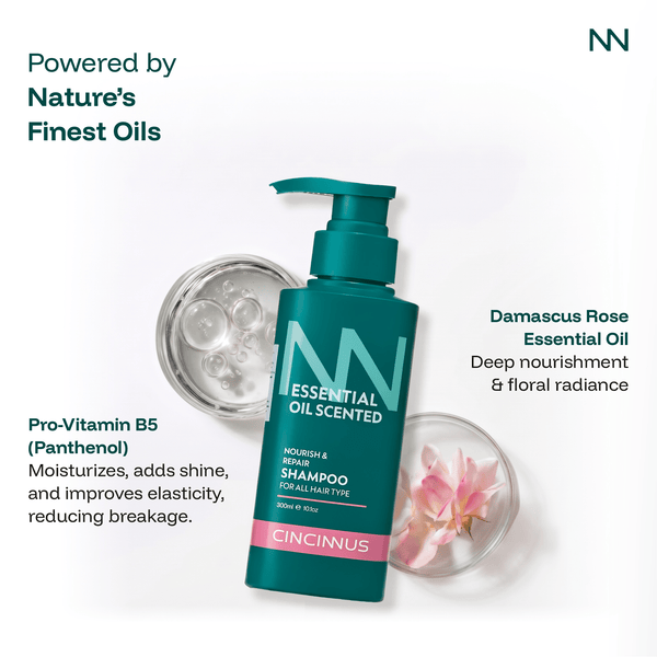Nourish & Repair Shampoo | Strengthens & Repairs Hair | Daily Use Gentle Shampoo for All Hair Types. - CINCINNUS