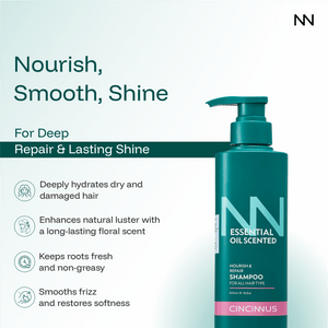 Nourish & Repair Shampoo | Strengthens & Repairs Hair | Daily Use Gentle Shampoo for All Hair Types. - CINCINNUS