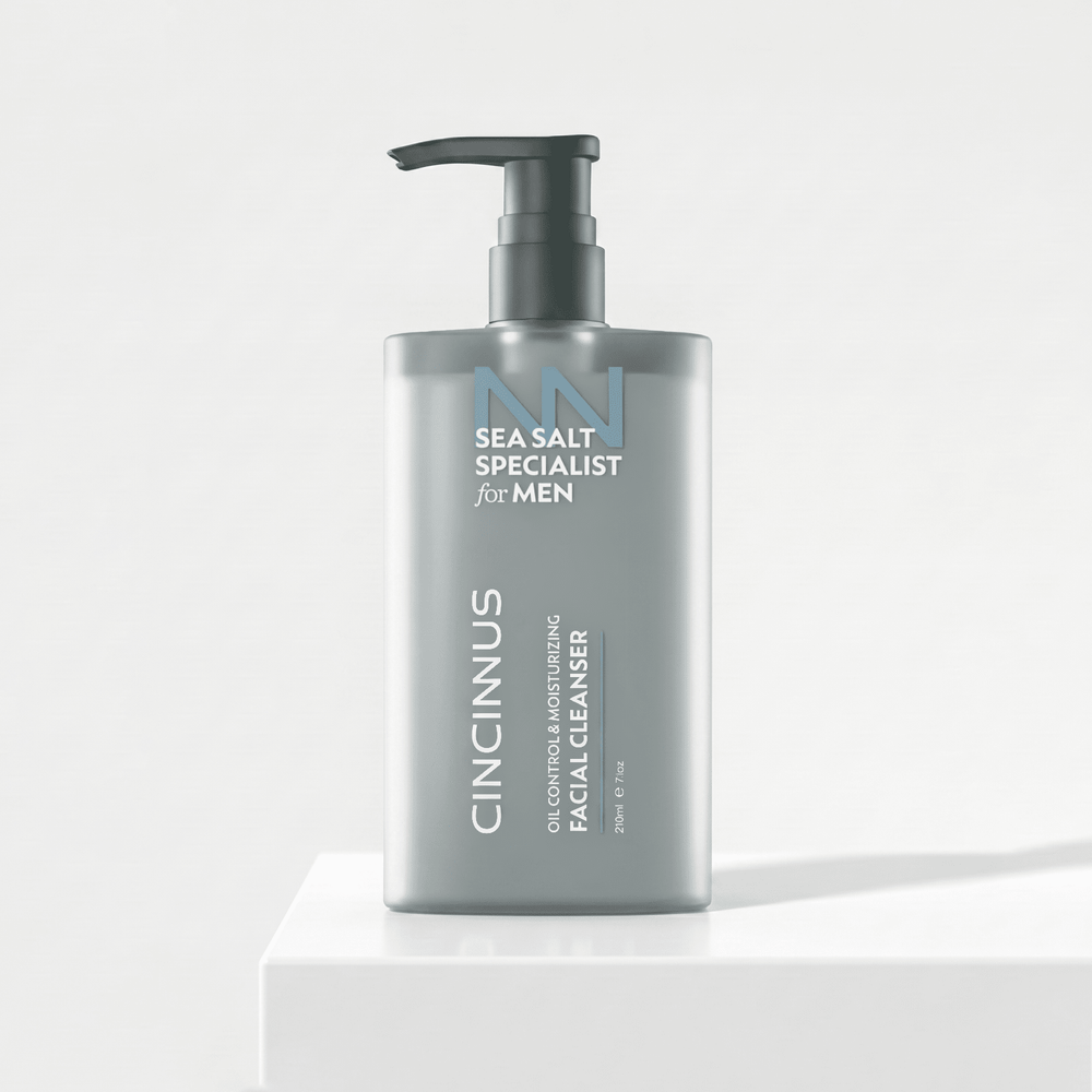 Oil Control Facial Cleanser | Deep Cleansing Face Wash with Moisturizing Care | Controls Excess Oil | For Oily & Acne-Prone Skin, For Men - CINCINNUS