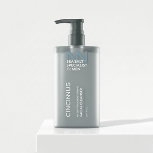 Oil Control Facial Cleanser | Deep Cleansing Face Wash with Moisturizing Care | Controls Excess Oil | For Oily & Acne-Prone Skin, For Men - CINCINNUS