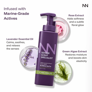 Scent Fresh Bubble Bath | Green Algae Extract | Refreshing & Moisturizing Bath Gel | Gentle Cleanse for All Skin Types - CINCINNUS