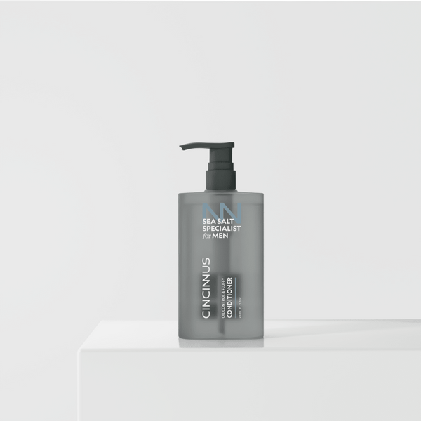 Sea Salt Oil Control & Fluffy Conditioner | For Men | Lightweight Conditioner for Oily Scalp & Flat Hair - CINCINNUS