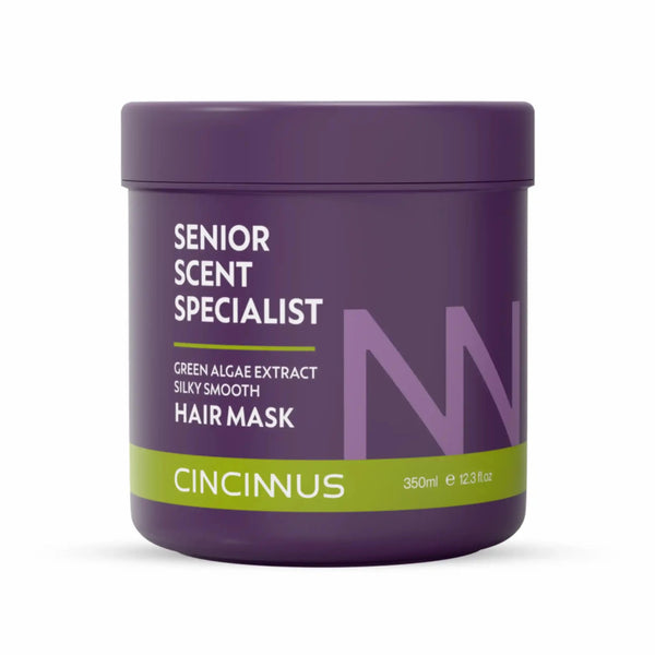 Silky Smooth Hair Mask | Green Algae Extract | Deep Repair for Soft, Shiny Hair | Intensive Hair Mask for Dull & Rough Hair - CINCINNUS