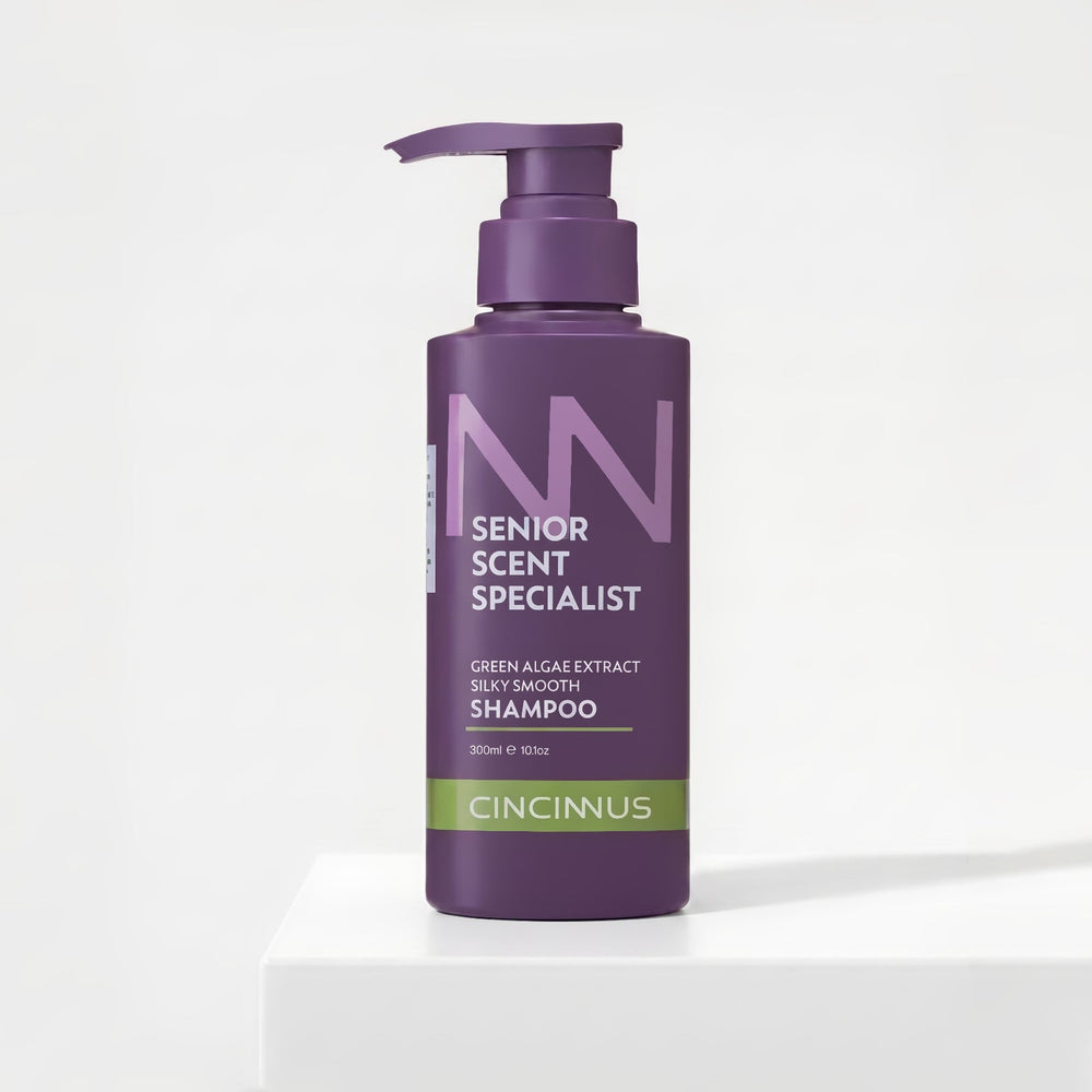 Silky Smooth Shampoo | Green Algae Extract | Soft, Shiny & Smooth Hair | Nourishing Shampoo for Dull & Rough Hair - CINCINNUS